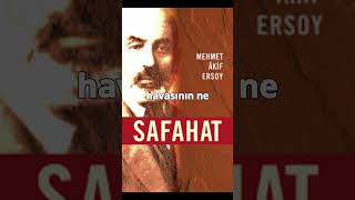 Safahat - Mehmet Akif Ersoy #shorts #books #kitap