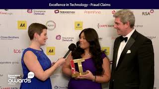 Insurance Times Awards 2022 Excellence in Technology - Fraud Claims