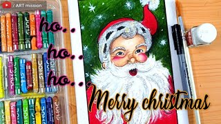 Santa Claus drawing/santa claus face drawing/how to draw santa claus easy/santa claus drawing colour