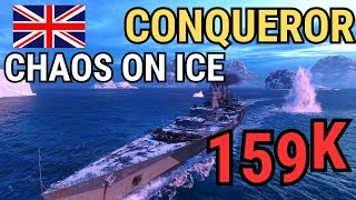 🇬🇧 🇬🇧 🇬🇧 🇬🇧HMS Conqueror -Chaos on Ice | World of Warships