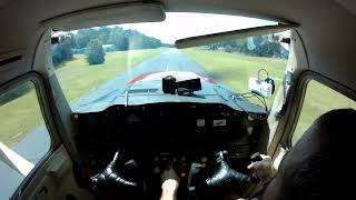 2023 05 28 Landing in a Cessna 150 to a private airport community