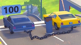 Chained Cars #1 - BeamNG Drive