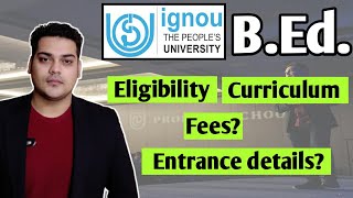 IGNOU B.Ed. Admission Procedure and Eligibility Details | IGNOU B.Ed. 2021 Entrance?