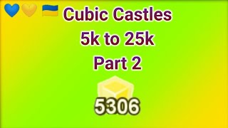 Cubic Castles - 5k to 25k - Blue cube - #2