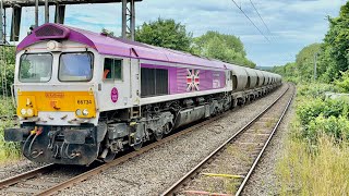 66734 ‘Platinum Jubilee’ on the cement empties