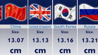 Penis size from different countries