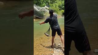 adventurer fishing in the river #shortvideo #viralvideo #trendingvideo