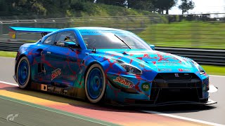 Gran Turismo 7: Daily Race C | Spa Francorchamps | Nissan GTR '18 | Again Top 5 Finish From The Back