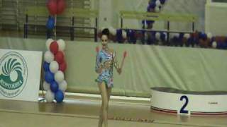 Tkachenko Valeriya. Russia. Final  Junior Clubs. RG WC St-Petersburg 04.04.2010.mp4