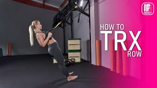 How to TRX Row 🏋️‍♀️