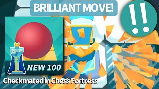 CHECKMATED in Chess Fortress (Rolling Sky)