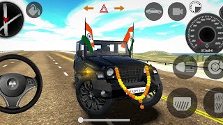 Indian vehicle simulator 3D game ki video | top car game | THAR 4x4 @indian fs king