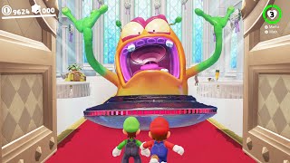 Super Mario Odyssey - Astro Bots Space Bully Final Boss Fight (HD)