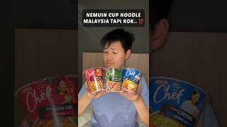 COBAIN CUP NOODLE MALAYSIA TERNYATA GINI ⁉️ #food #kulinerjason #shorts