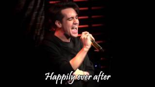 Panic! At The Disco - Death of a Bachelor (live) lyrics