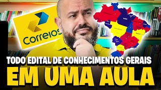 🔥AULA ESPECIAL: RESUMÃO DE CONHECIMENTOS GERAIS CONCURSO CORREIOS 2024