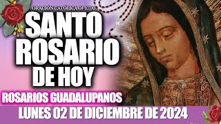 EL SANTO ROSARIO DE HOY LUNES 02 DE DICIEMBRE 2024✟MISTERIOS GOZOSOS✟📿EL SANTO ROSARIO DE HOY