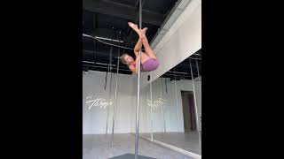 Pole dance spin combo | Intermediate to advanced