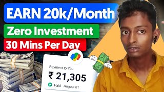 MAKE MONEY ONLINE 👉 Work From Home & Earn ₹20,000/Month 💰 No Skills Required