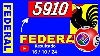 Resultado do Jogo do Bicho das 19 horas pela Loteria Federal 5910