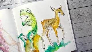 Sketchbook session - live stream  - Pen drawing