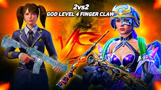 God level 4 finger claw without HANDCAM | m24 sniper 2v2 challenge