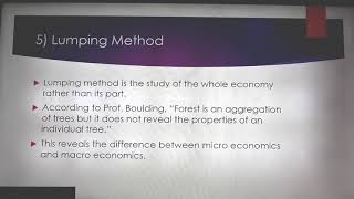 FEATURES OF MARCO ECONOMICS