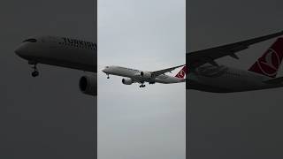 WOW‼️TURKISH AIRLINES A350 terbang rendah untuk landing‼️