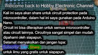 Tambahkan komponen ini sebagai pengaman IO mikro kontroller kamu. (Protection circuit)