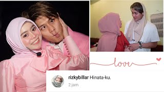 Posting foto dengan caption Hinata-ku, Fix rizky billar menuju Halal