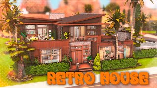 Ретро дом | The Sims 4 | Симс 4 Строительство | NoCC