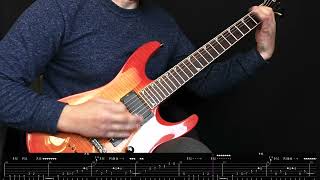 Galneryus - T.F.F.B. Solo Cover (+ tab/backing track)