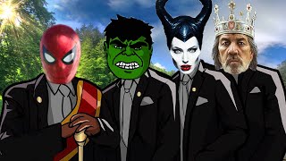 Maleficent 2 & AVENGERS & Turning Red   Coffin Dance Meme Astronomia COVER