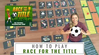 Race for the Title | How to Play | Playthrough | Family Board Game | Solo Board Game