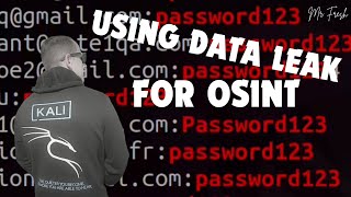 Using Data Leaks For OSINT