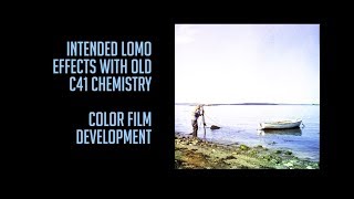 Lomography and lightleak effects by developing with very old and used c41 chemistry