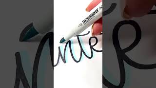 Winter lettering with SKETCHMARKER/SKETCHBAR markers