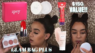 IPSY GLAM BAG PLUS SEP 2019// TRY ON// REVIEW