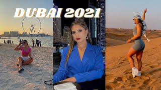 Dubai Travel Vlog (Part 2) | Desert Safari | Beach Club | Burj Khalifa