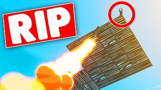 BOUNCING ROCKETS VS BIGGEST SKYBASE In Fortnite Battle Royale