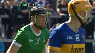 MICHAEL DUIGNAN A BRAVE MAN SNICKERING AT DIARMAID BYRNES LIMERICK V TIPPERARY 2024 MUNSTER HURLING