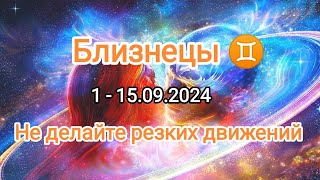 БЛИЗНЕЦЫ✨ 1 - 15.09.2024✨ Тароскоп