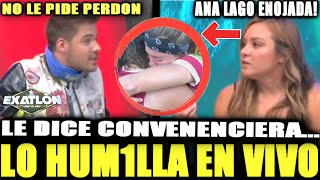 ANA LAGO LE CUENTA SUS VERDADES A WILLIAM VALDES!! LO PONE EN SU... EXATLON MEXICO TITANES VS HEROES