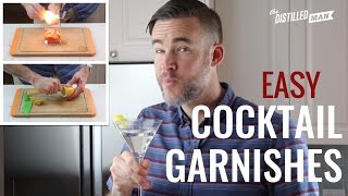 2 Easy Cocktail Garnishes