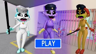 CARFTYCORN VS CATNAP VS DOGDAY BARRY'S PRISON RUN! (OBBY) - Full Gameplay - No Commentary #roblox