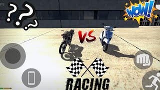 Race Between Splendor and Activa in Indian Bikes Driving 3d