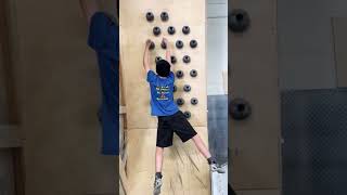 Peg-Board at Shasta Rock Club!  (Close Call 😬) #shorts #americanninjawarrior