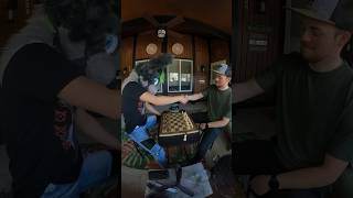 Playing chess with the Ohio kid 💀💀 #ohio #pizza #skit #fursuiters #furries #costume #chess