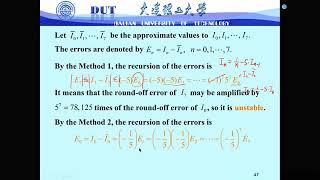 1.3 Round off error stability - part 2