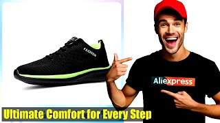 Game-Changing Men Running Walking Knit Shoes! Best Breathable Athletic Sneakers 2022